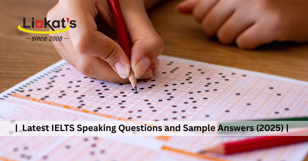 IELTS speaking questions and answers