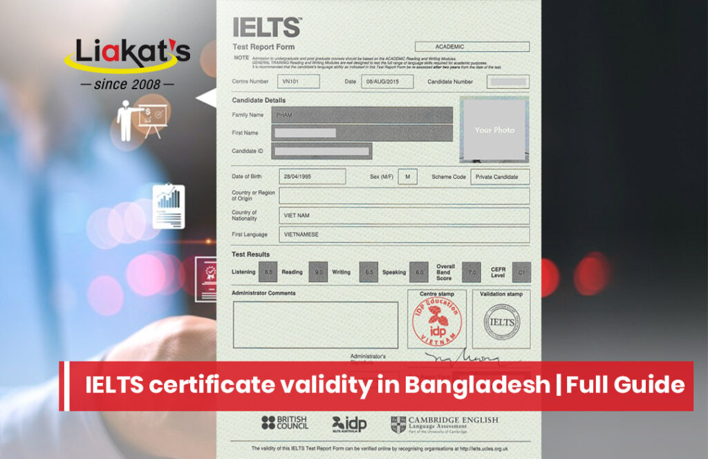ielts certificate validity