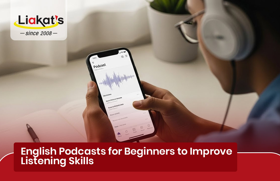 English podcasts for beginners blog image
