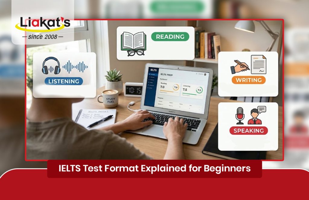 IELTS Test Format Explained for Beginners blog image
