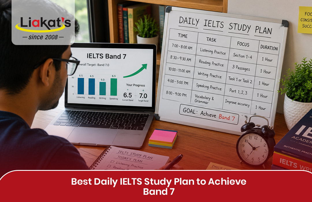 Best Daily IELTS Study Plan to Achieve Band blog image